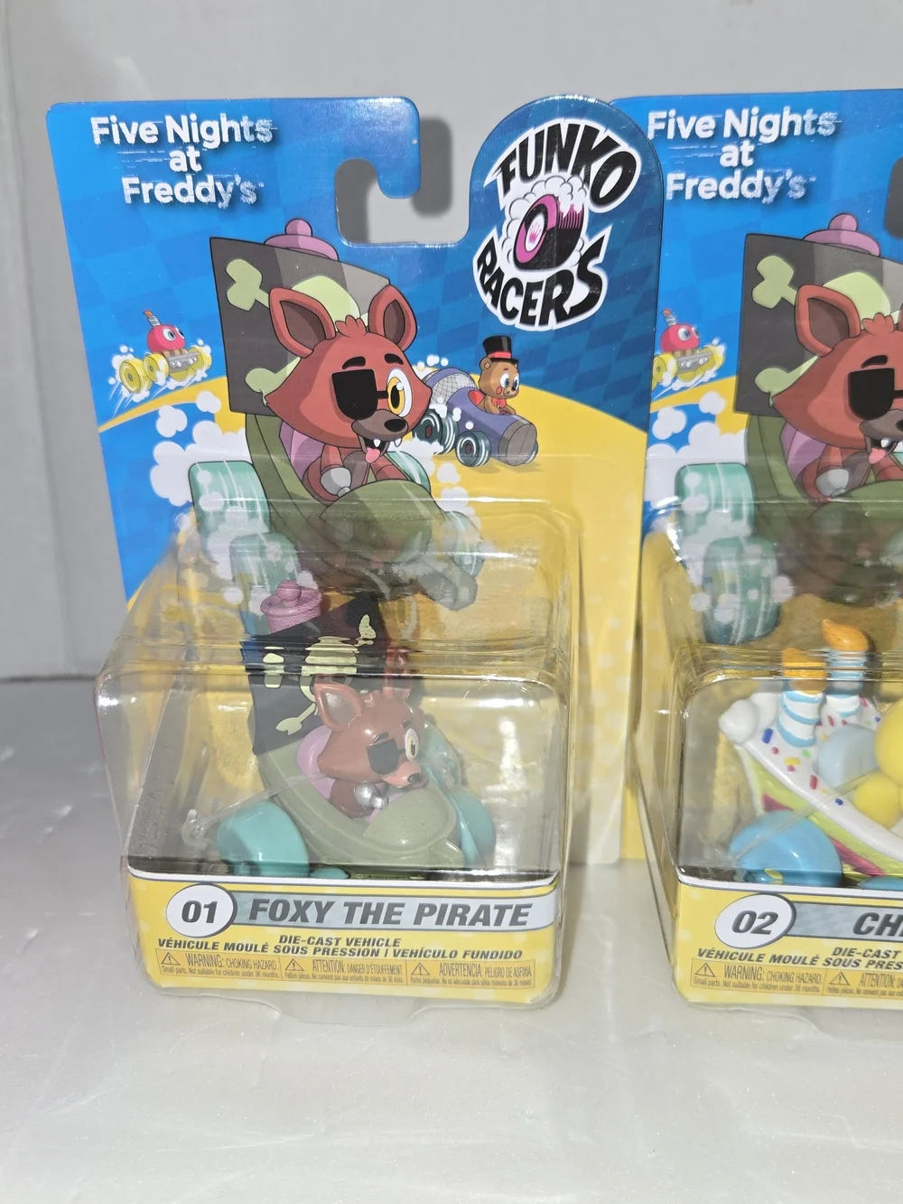 Funko Racers Five Nights at Freddy's Chica Foxy Freddy Die- Cast Collectible Car